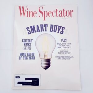 🍭7/$15 Wine Spectator Magazine February 2026 Smart Buys